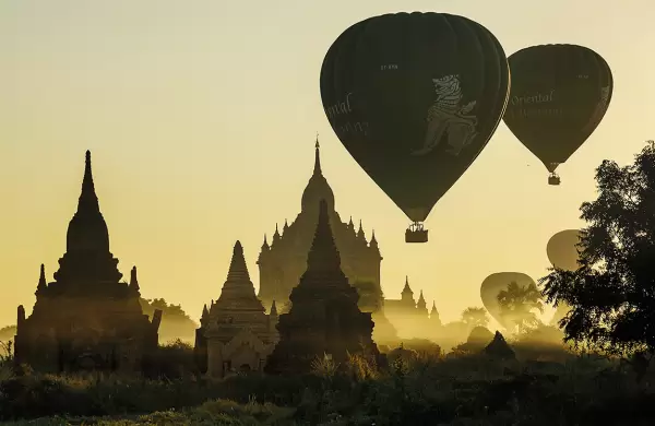 Un paseo por las nubes de Myanmar