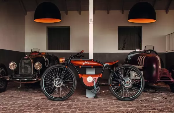 Una bicicleta artesanal, eléctrica y nacional