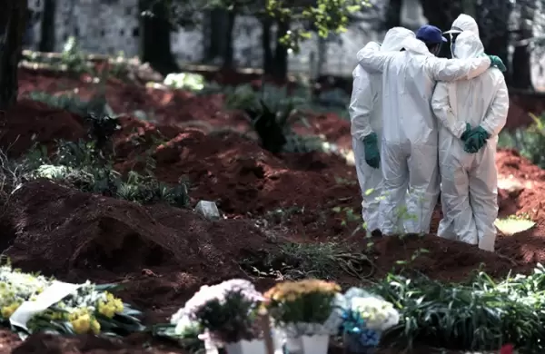 Brasil volvió a batir el récord de muertes diarias por coronavirus