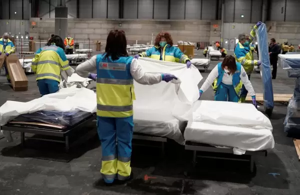 Tras una semana de encierro, España marca su récord de muertes por coronavirus en un día