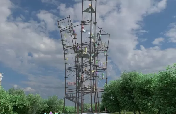 Mirá el impactante nuevo parque de aventuras de Chicago que será el más grande de Estados Unidos