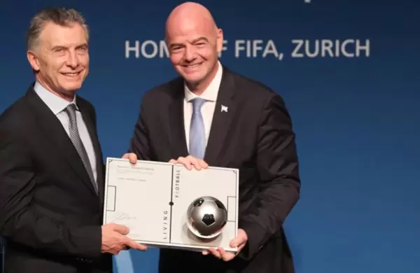 Macri fue nombrado presidente ejecutivo de la Fundación FIFA