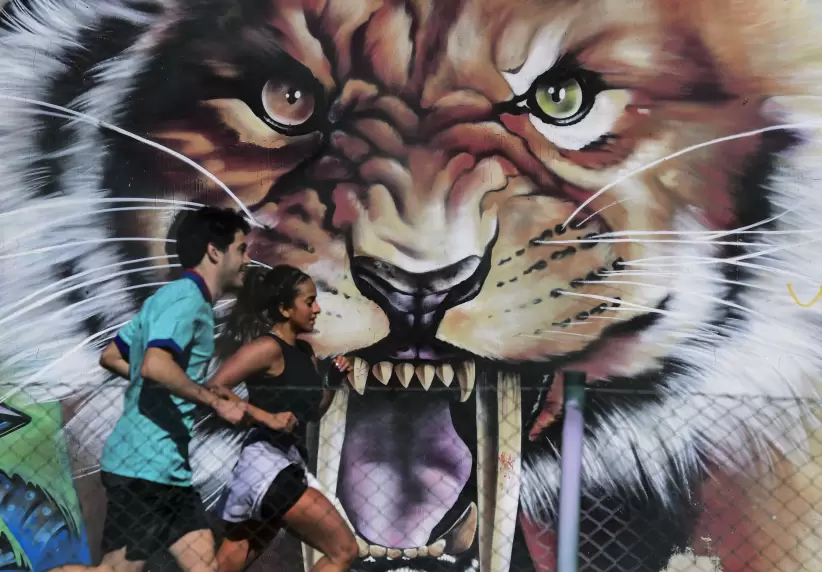 Paseos en bicicletas o correr por los paseos de Tigre, actividades que se repiten en las salidas recreativas de la pandemia de coronavirus.