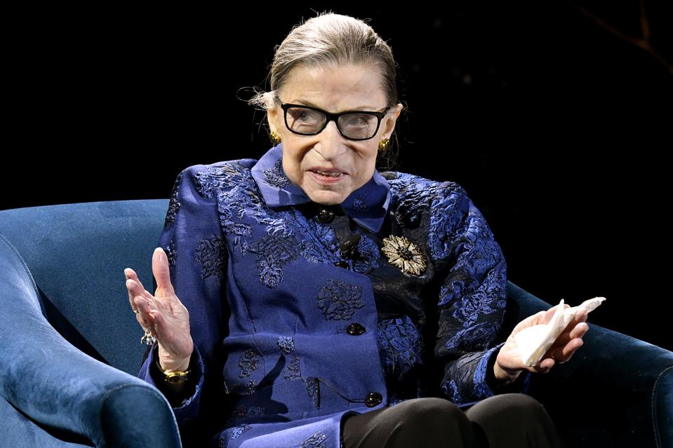 La enseñanza de Ruth Bader Ginsburg: "Reaccionar con enojo no mejorará la  capacidad de persuadir". - Forbes Argentina