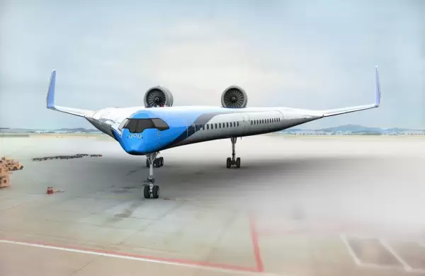 Con un diseño disruptivo, así es el avión del futuro