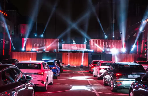 Con Bob Sinclar como el gran anfitrión del evento, Audi presentó su nuevo "A3 Sportback" en Barcelona