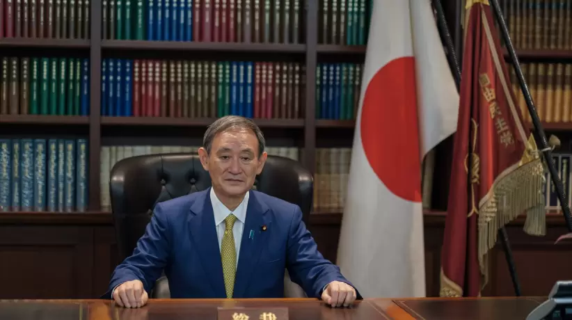 Suga, el nuevo primer ministro de Japón, que reemplazará el liderazgo de Abe.