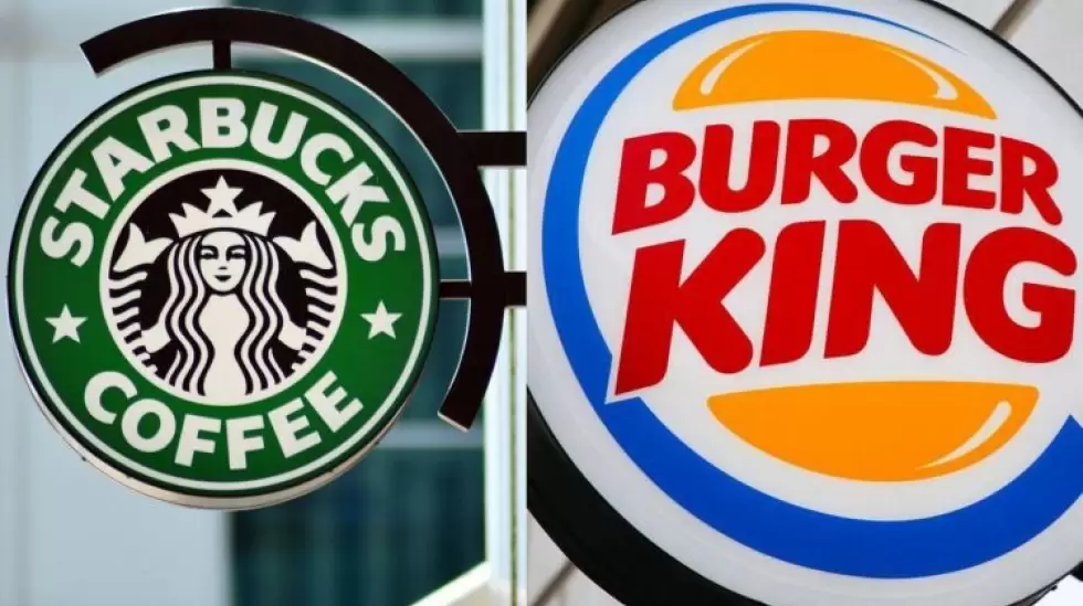 Starbucks y Burger King fueron afectados de manera decisiva por la pandemia.