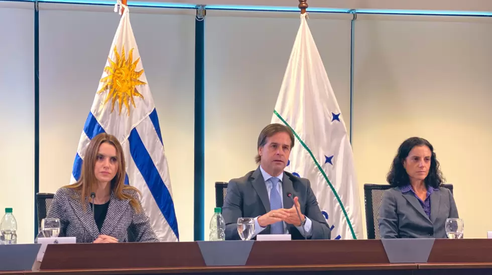 El presidente de Uruguay, Luis Lacalle Pou.