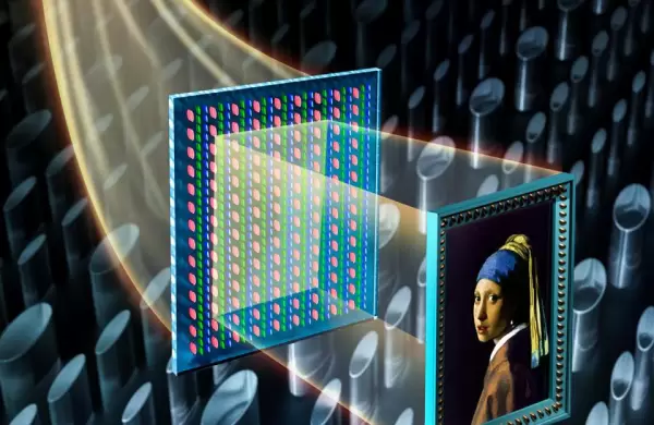 Diminuta proyeccin de una pintura de Vermeer demuestra cmo es la nueva tecnologa a nanoescala