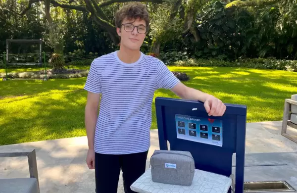 Este emprendedor de 17 años está ayudando a que los viajes sean libres de gérmenes