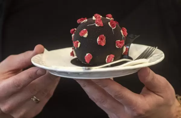 El postre inspirado en el Coronavirus que es furor en Praga