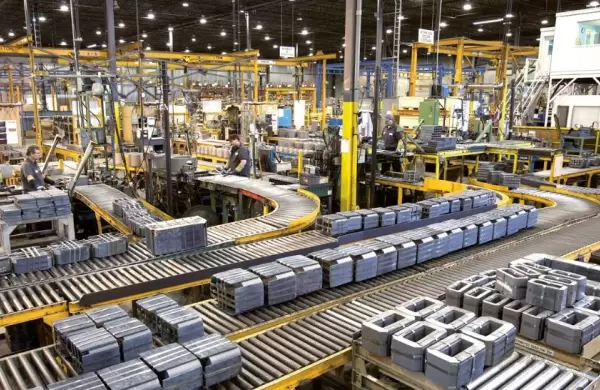 La actividad industrial registró un retroceso del 7.6% en todo 2020