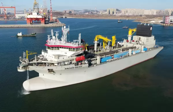 Un gigante en infraestructura marítima se renueva con la draga más grande de su flota