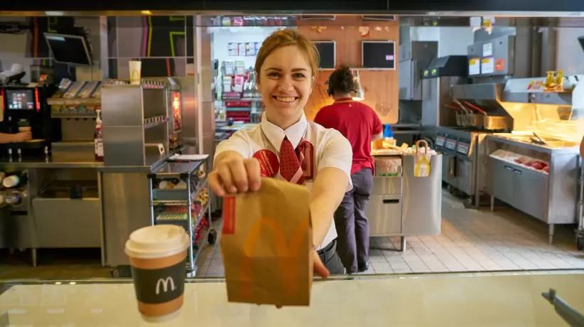 Típica sonrisa  McDonald's