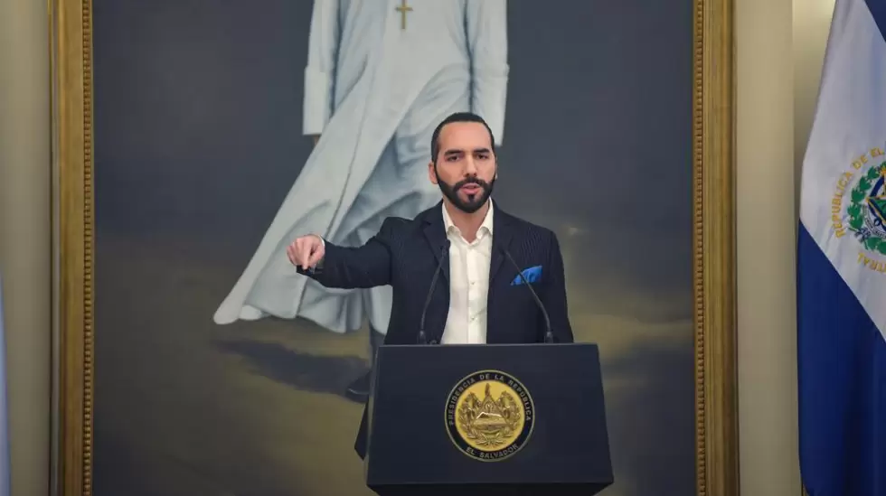 El presidente salvadoreo Nayib Bukele