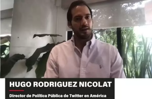 Hugo Rodríguez Nicolat, de Twitter: "Queremos mejorar la salud de la conversación pública".