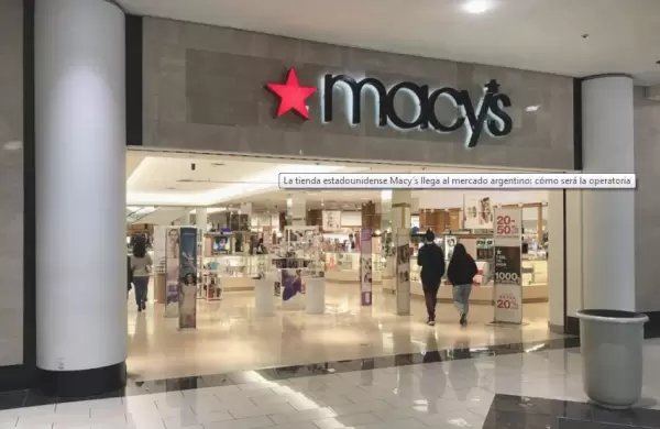 Ahora se podr comprar en Macys desde la Argentina