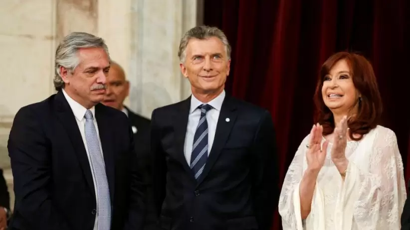 Aunque no son candidatos, Mauricio Macri, Cristina Fernández y Alberto Fernández tuvieron un rol muy importante durante la campaña. 