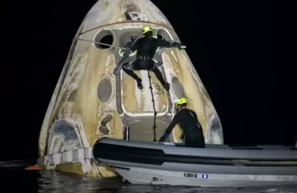 Video: Así regresó a la Tierra el primer viaje espacial sin astronautas profesionales