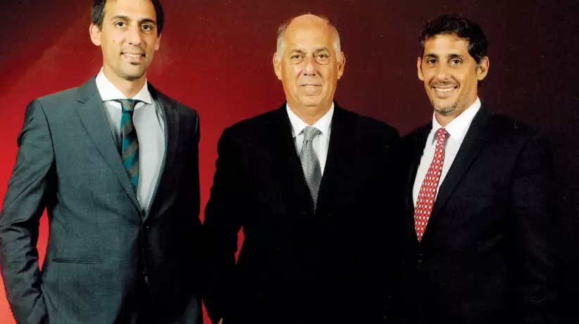Federico, Roberto y Fernando Fontenla están al frente de la empresa fundada en 1