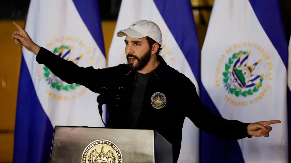 El presidente de El Salvador, Nayib Bukele (REUTERS/Jose Cabezas).