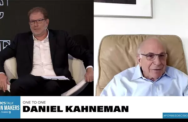 Daniel Kahneman, Premio Nobel de Economa, con Forbes: "La inteligencia artificial ser mejor que las personas para tomar decisiones"