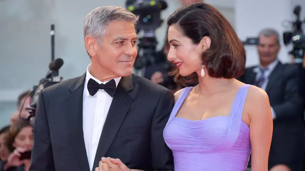 George y Amal Clooney