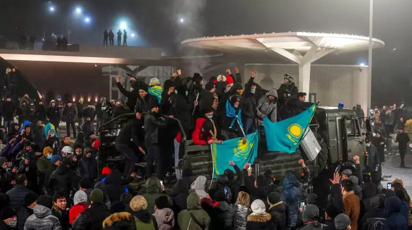 Protestas en Kazajistán