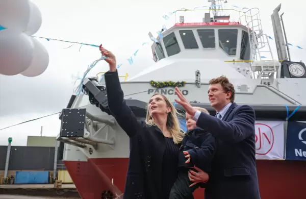 Jan De Nul presenta Pancho, su nueva draga de inyección de agua