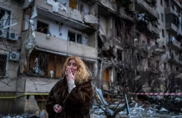 Imgenes del horror: as qued Kiev tras los ataques y misiles rusos en la madrugada