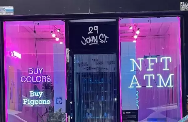 Cmo funciona la mquina expendedora que, en lugar de dulces, vende arte NFT