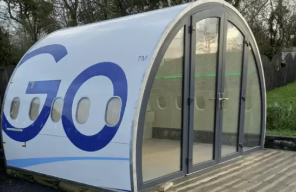 Cmo es el boom de esta startup que recicla aviones y los convierte en oficinas o cabaas