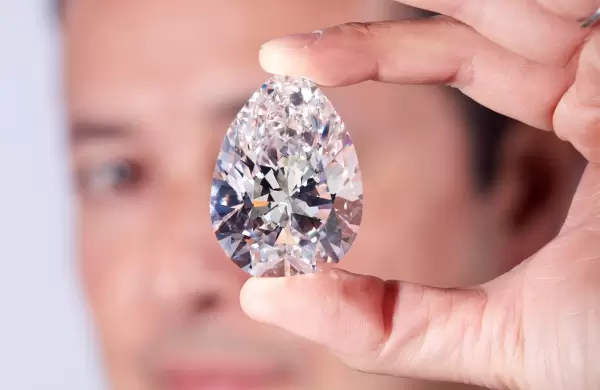 Este diamante blanco de US$ 30 millones es el ms grande que jams haya aparecido en una subasta
