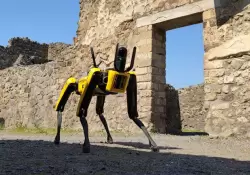 Un perro robot patrulla las ruinas de Pompeya en bsqueda de asaltantes de tumbas