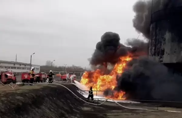Ucrania atacó depósitos de combustibles en Rusia