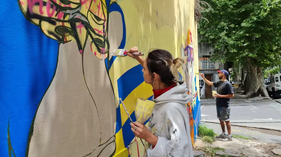 Crean murales de NFTs en Palermo para impulsar estas obras.