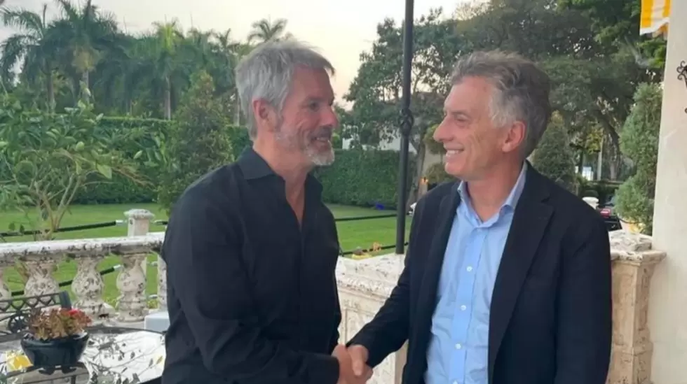 Mauricio Macri se reuni con Michael Sayor, gur del bitcoin