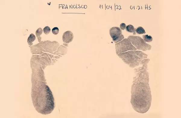 Naci Francisco, el hijo del presidente Alberto Fernndez y Fabiola Yaez