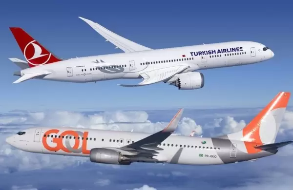 Turkish Airlines y GOL Linhas Areas anunciaron un innovador acuerdo