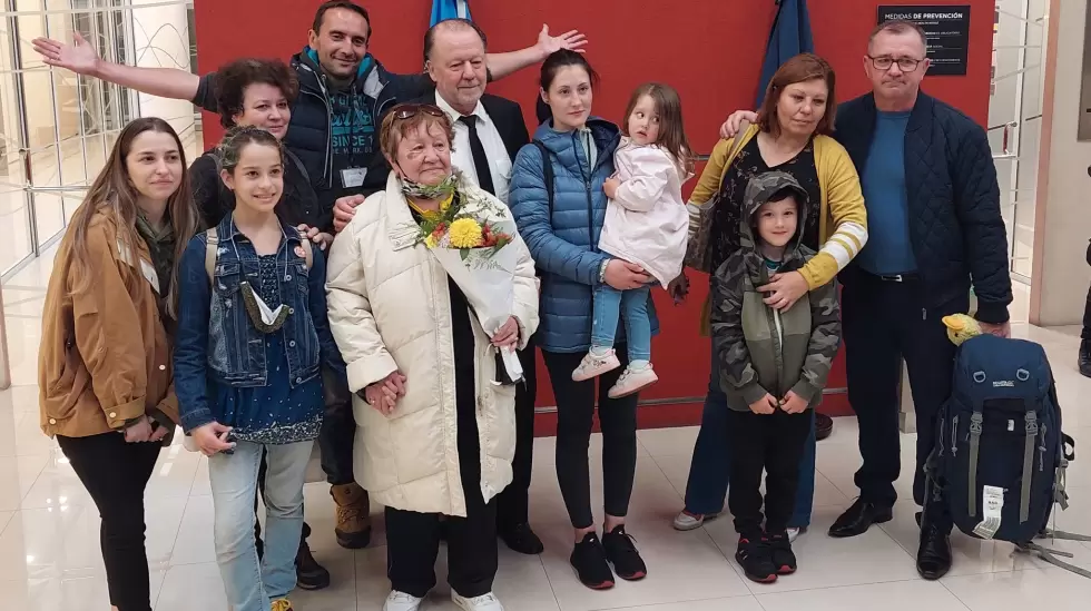 Refugiados ucraninos (Foto: Van al Aeropuerto)