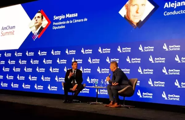 Sergio Massa cuestion los subsidios a la energa en AmCham: "Somos Hood Robin"