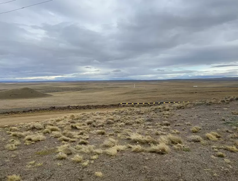 Tierras donde se poyecta la construccion de la planta de eletrolisis en Río Grande, Tierra del Fuego.