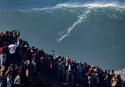 Rcord Guinness: El video que hizo historia con la ola surfeada ms grande del mundo