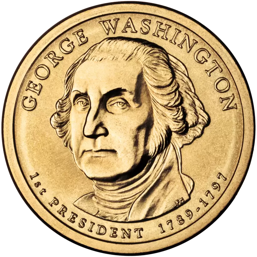 dólar, moneda, george washington