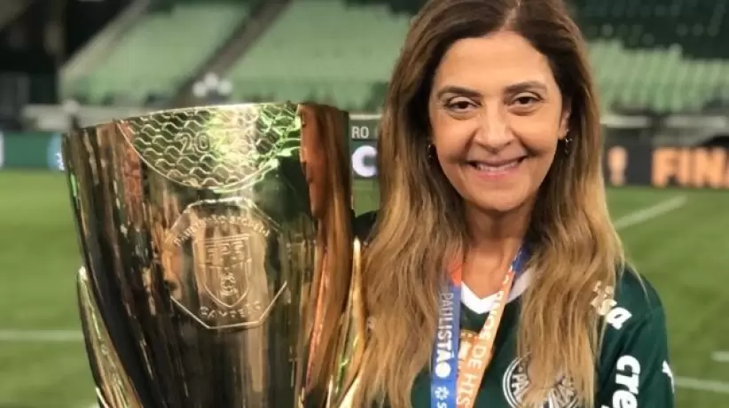 Leila Pereira, presidenta de Palmeiras
