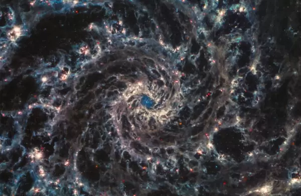 La "galaxia fantasma", el curioso fenmeno tomado por el telescopio Webb