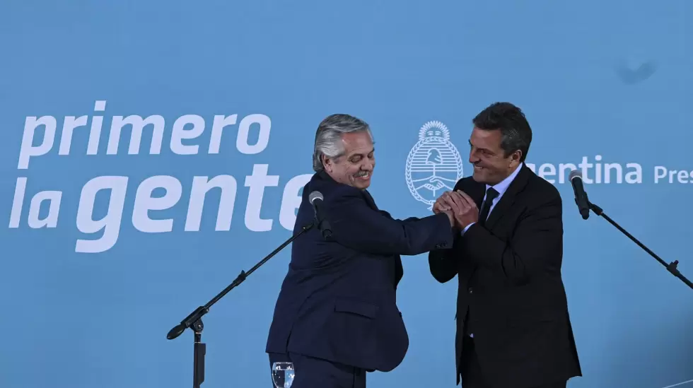 Alberto Fernndez y Sergio Massa