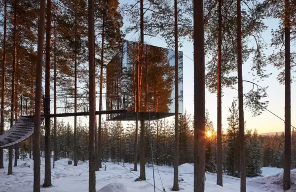 As son los espectaculares hoteles estilo "casa del rbol" en Escandinavia