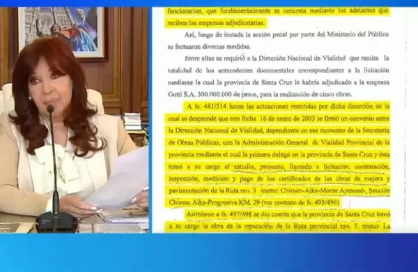 Cristina Kirchner rechaz las acusaciones de los fiscales en la Causa Vialidad